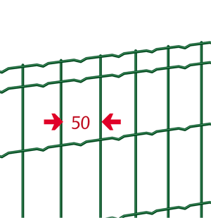 clôtures mailles rectangulaires
